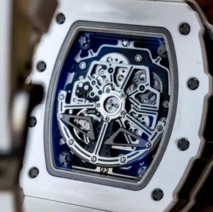 Reloj Mecánico para Hombre y Mujer con Correa de Acero Inoxidable y Caucho, Cronógrafo Flyback, Calendario Anual, Esfera Esqueletizada, Reloj Deportivo para Hombre - Product Image 2