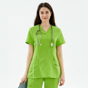 Conjunto de Uniforme Médico Profesional para Mujer, Diseñado para Trabajos de Salud, Transpirable, Cómodo, Movimiento Flexible, Tejido Suave al Tacto - Product Image 1