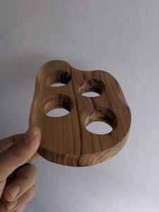 Support à œufs en bois 6x10, panier de rangement pour œufs frais et organisateur de comptoir, outils de cuisine pour l'organisation des œufs - Product Image 4