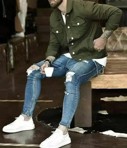 Chaqueta Vaquera de Invierno para Hombre, Estilo Moderno, Ajustada, con Recubrimiento, Hecha a Medida, Ecológica, Transpirable y de Secado Rápido - Product Image 6