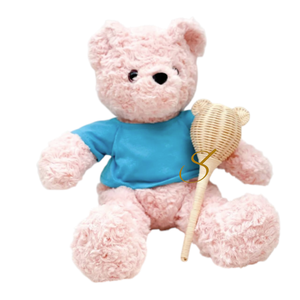 Sonajero de ratán con forma de oso, juguete para la dentición del bebé, otros juguetes para la guardería infantil, para niños - Product Image 4