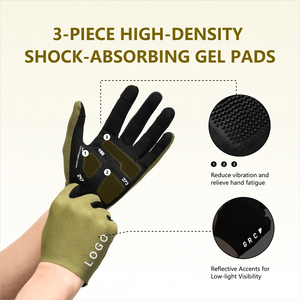 Gants de cyclisme à doigts entiers antidérapants et respirants, compatibles avec les écrans tactiles, pour le camping et les activités de plein air - Product Image 4
