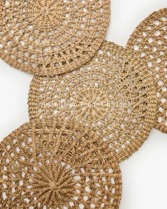 Luxury Seagrass Braided Placemat Handmade Woven <b>Table</b> <b>Mat</b> for Hotel Restaurant Dining OEM Export - Product Image 3