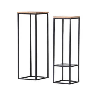 Mesa Auxiliar de Metal con Acabado de Latón Antiguo y Tapa Negra, Mesa Redonda Moderna para Sala de Estar, Dormitorio y Muebles de Hotel - Product Image 3