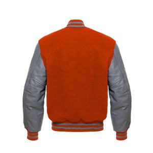 Vestes de sport décontractées pour hommes, style streetwear, vestes varsity en cuir, vestes bomber universitaires pour hommes - Product Image 6