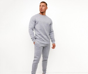 Mens Pullover Sweatsuit Set Soft Fleece Hoodie Jogger Pants Cotton Blend Casual <b>Gym</b> <b>Tracksuit</b> Training Clothing Comfortable - Product Image 1