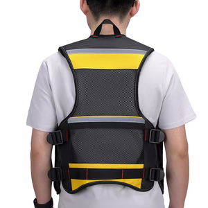Gilet de sécurité réfléchissant personnalisé imprimé à l'écran, en tissu ignifuge, haute visibilité pour l'industrie pétrolière et gazière, vêtements de travail professionnels - Product Image 4