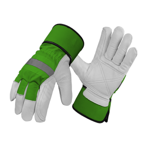 Gants de sécurité en cuir grainé de vachette résistants à la chaleur, doublure en coton, manchette industrielle, résistance aux étincelles pour soudeurs et travaux professionnels - Product Image 3