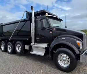 รถบรรทุกดัมพ์มือสอง Kenworth T880S Tri Axle ปี 2025 ราคาประหยัด - เกียร์อัตโนมัติ Allison 6 สปีด, กระบะยกสูง 16 ฟุต พร้อมจัดส่งทั่วโลก - Product Image 2