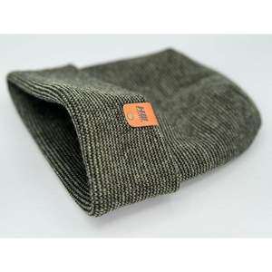 Bonnet à revers Theta Stitch Fusion vert/noir, design breveté, fabriqué aux États-Unis, accessoire de sport d'hiver - Product Image 2