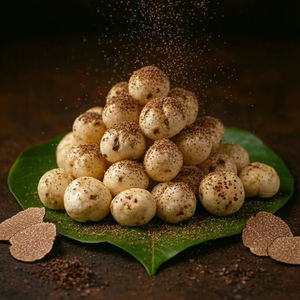 Nueces Makhana Tostadas y Saborizadas con Trufa, Bocadillo Saludable Premium Gourmet Hecho en India, Paquete de 90 g - Product Image 1