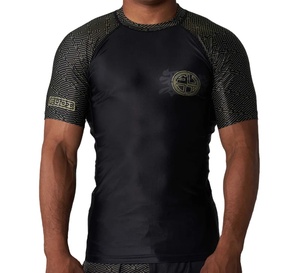 MMA <b>Compression</b> <b>Shirt</b> Rash Guards for BJJ 2026 Plain Short Sleeve Breathable UPF50+ Eco-Friendly No Gi - Product Image 1