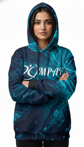 เสื้อฮู้ดดี้ทรงโอเวอร์ไซส์สไตล์ลำลองเท่ๆ สำหรับทุกเพศ พิมพ์ลายแบบซับลิเมชั่นเต็มตัว เหมาะสำหรับคอลเลคชั่นสตรีทแวร์แนวเมือง - Product Image 3