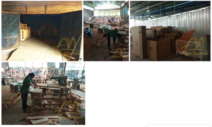 Relevé en bois fait main couleur marron rustique Style antique pour la décoration de la maison-meubles en bois massif acajou indonésien - Product Image 6