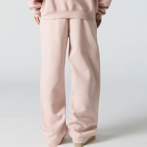 Pantalones Deportivos de Invierno de Alta Calidad, 100% Algodón, 300 GSM, Anchos, Cálidos, Estilo Urbano, Holgados, para Gimnasio, para Mujer - Product Image 2