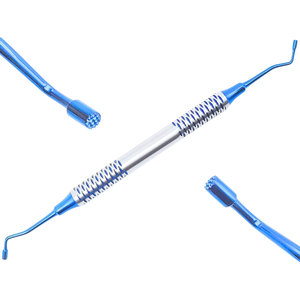 Instruments dentaires de qualité supérieure pour obturations en amalgame et composites : Modéliseur, sculpteur, polisseur, plugger double extrémité 2,5 mm et 3 mm de précision - Product Image 1