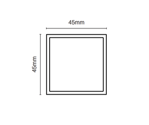 150x50mm 6000 Series Batten Front and Back Clip-6100mm Long-<b>Cutting</b> Service Available-Choose Your Color - Product Image 5