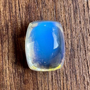Piedra de Luna Azul Real Rara, Gema Natural con Destellos, Cristal Curativo Premium para Joyería, Piedra Suelta - Product Image 1