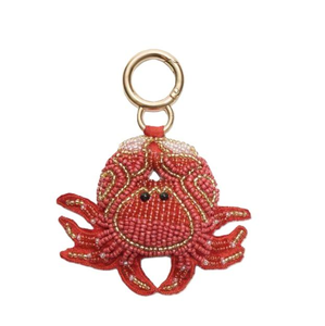 Luxury Handmade Seed Beads Embroidered <b>Keychain</b> with Metal <b>Ring</b> Traditional Embroidery Glass Seed Bead <b>Keychain</b> for Daily - Product Image 3