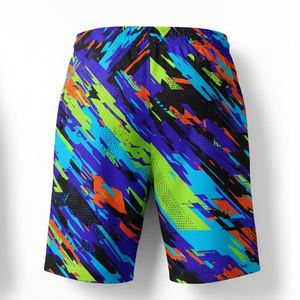 Pantalones Cortos Deportivos Sublimados Transpirables Personalizados para Hombre, de Secado Rápido, para Gimnasio, Entrenamiento, Uso Casual - Product Image 2