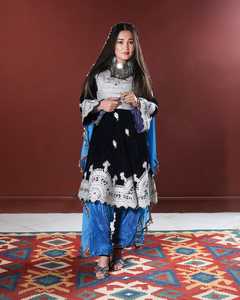 Women's Traditional Embroidered Cotton Maxi <b>Dress</b> Custom Color High Quality Export Afghani Casual <b>Dresses</b> - Product Image 4