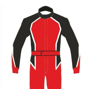 Traje de Carreras de Manga Larga con Bloques de Color Rojo y Negro para Hombre, Ropa de Motociclismo de Secado Rápido para Todas las Estaciones - Product Image 4