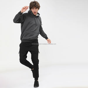 Nardon Apparel OEM Heavyweight Custom Screen Print Hoodies 100% Cotton Hoodie Custom Streetwear Hoodie para hombres - Product Image 4