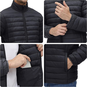 outdoor <b>jacket</b> Men's Puffer <b>Jackets</b> Lightweight Warm Windproof Coat Quilted men puffer <b>jacket</b> - Product Image 3