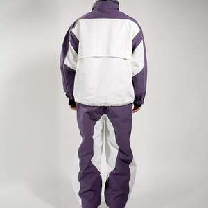 Ensemble de survêtement coupe-vent personnalisé pour homme, en polyester et nylon, grande taille, haute qualité, vente en gros, fabricant de vêtements - Product Image 2