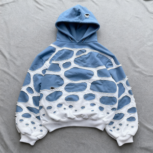Men Double <b>Layer</b> Hoodie Soft Fleece Pullover with Layered Design Adjustable Hood Casual Streetwear Everyday Comfort Top - Product Image 1