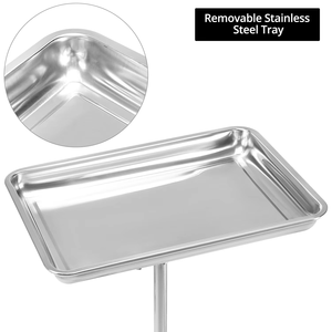 Bandeja de Instrumentos Médicos de Acero Inoxidable Alemán, Herramienta Útil para Clínica, Laboratorio, Bandeja de Instrumentos Dentales, Bandeja de Instrumentos Quirúrgicos Básicos - Product Image 4