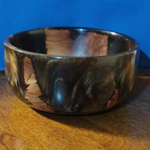 Premium Wooden and Resin Food Serving <b>Bowl</b> Durable and Eco-Friendly Stylish Design - Product Image 2