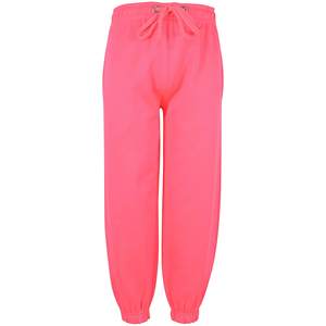 Pantalon de jogging en molleton pour femme, coupe droite, taille élastique mi-haute, 100 % coton respirant, idéal pour le sport et le jogging - Product Image 1