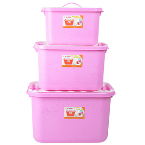 Caja de Almacenamiento de Plástico PP con Tapa y Cierre a Presión, Organizador Apilable, Ecológico y Duradero para Cocina, Baño y Armario - Product Image 6