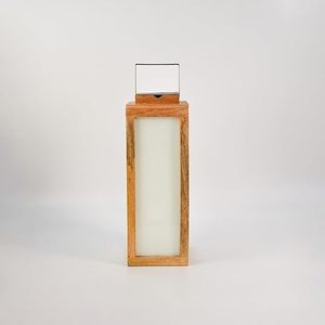 Bamboo Hanging <b>Lantern</b> Candle Holder Handmade <b>Silver</b> Trim Balcony Courtyard Garden Decoration - Product Image 3