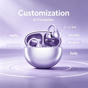 Auriculares OWS de Fábrica al por Mayor con Traducción Inteligente por IA, de Conducción Ósea, Baja Latencia y Larga Duración - Product Image 3