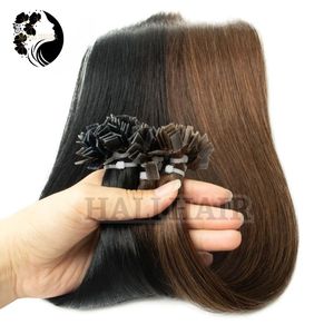Vietnamien 100% Remy kératine droite pré-collée Super Double dessiné couleur naturelle sans enchevêtrement Extensions de cheveux humains pour Salons - Product Image 6