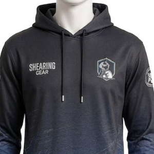 Sweat à capuche long haut de gamme avec logo personnalisé OEM ODM, doublure en laine de mouton, vente en gros directe usine - Product Image 6