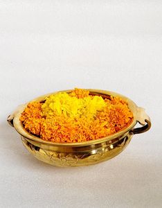 Large Metal Candle Bowl <b>Decorative</b> Centerpiece With Antique Look For Living Room Dining <b>Table</b> And Event <b>Decoration</b> - Product Image 5