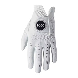 Gant de golf pour droitier, blanc, en PU, coupe-vent, respirant, fermeture auto-agrippante, pour hommes, sport - Product Image 5