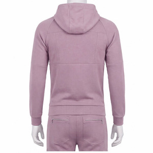 <b>Top</b> Trending Hooded Zip Up Tracksuit for Men Custom Logo High Quality Breathable 100% Cotton <b>Low</b> Price Factory Direct Sale - Product Image 3