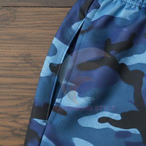 Pantalones Cortos de Malla Transpirable con Sublimación Digital Personalizados OEM de Bajo MOQ para Verano, Pantalones Cortos de Malla para Gimnasio y Baloncesto con Estampado Personalizado para Hombre - Product Image 4