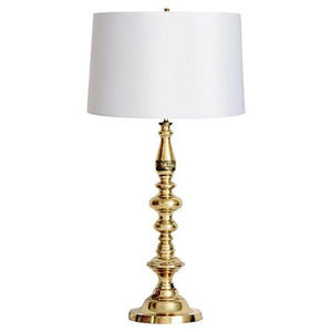 Classis Polished Brass Metal Table <b>Lamps</b> With New Custom Laced <b>Shades</b> Style Vintage Desk Lighting Table <b>Lamps</b> In Greatest Price - Product Image 6