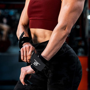 ตะขอเกี่ยวข้อมือสำหรับยกน้ำหนักออกกำลังกายแบบออกแบบเองขายส่งสำหรับฟิตเนสและยกน้ำหนัก - Product Image 5