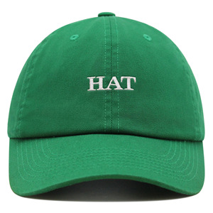 Casquette de baseball verte à 6 panneaux avec logo brodé, ajustement réglable, unisexe, tissu sergé décontracté, casquette pour adulte - Product Image 1