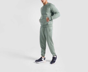 ชุดวอร์มสองชิ้นสีเขียวอ่อนสำหรับผู้ชาย ดีไซน์สั่งทำได้ ผลิตภัณฑ์ล่าสุดจากซัพพลายเออร์ปากีสถาน ระบายอากาศได้ดี ชุดเซ็ตเข้าชุดกัน - Product Image 6