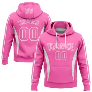 Sweat à capuche personnalisé pour homme, noir et blanc, sublimation polyester, style sportif décontracté, vêtement d'automne avec poche pour nom et numéro - Product Image 5