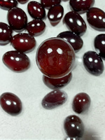 B U GEMS – Nouveauté : Cabochon de grenat Hessonite de créateur, pierre naturelle certifiée par un tiers, dichroïque, pour bijoux fins et mariages