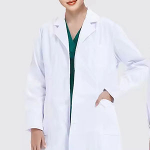 Batas de Laboratorio Elásticas de Bajo MOQ, Uniformes Médicos Cómodos para Hospital, Ropa de Trabajo Superior con Logotipo Personalizado para Enfermeras - Product Image 3