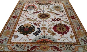 พรมขนสัตว์ทอมือแบบขายส่ง ลายเปอร์เซียและอูชัก พรมโอเรียนเต็ลทำมือ |   พรมปูพื้นแบบคลาสสิควินเทจ ตัดเย็บแบบคัทพายล์ ขั้นต่ำ 1 ผืน - Product Image 2